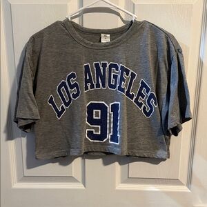 Gray Los Angeles 91 Womens T-Shirt